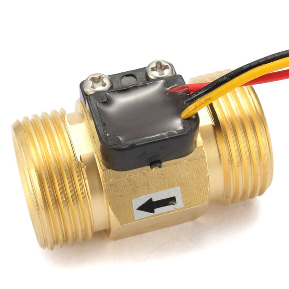 Flow Sensor for Circulating Water system of DN20 G3/4 Caliber Brass Flow Sensor