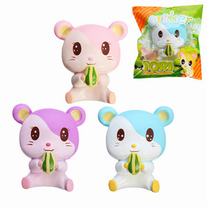 Oriker Squishy Tori Hamster 12cm Soft Sweet Slow Rising Original Packaging Collection Gift Decor Toy