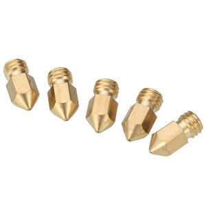 5PCS 0.4mm 1.75mm Extruder Nozzle Print Head For 3D Printer Accessories