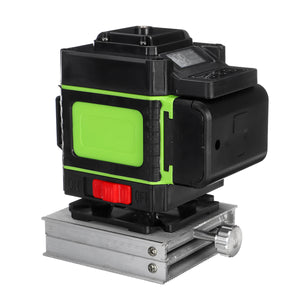 LED Display LD Green Light Laser Level 3D 360 12 Line Cross Self Leveling Measure Tool