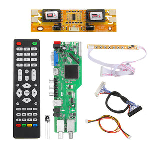 5 OSD Game RR52C.04A Support Digital Signal DVB-S2 DVB-C DVB-T2/T ATV Universal LCD Driver Board