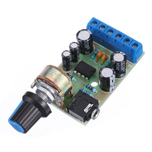 5pcs TDA2822M Power Amplifier Board 2.0 Stereo DC Power Amplifier Board Mini Radio Amplifier Module