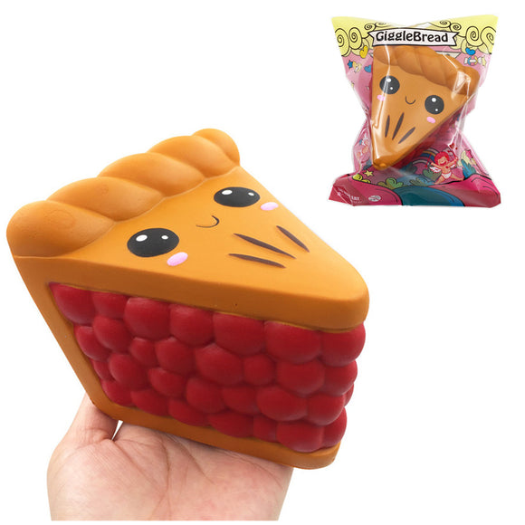 GiggleBread Sandwich Pizza Squishy 11*11.5*9.5CM Licensed Slow Rising With Packaging Collection Gift