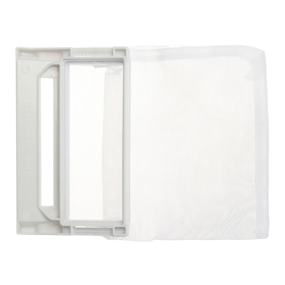 100x60mm Light Gray Washing Machine Lint Filter Mesh Bag