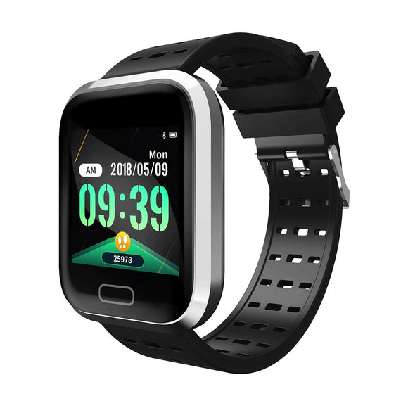 Bakeey M16 Big Screen Durable Metal Case HR Blood Pressure Message Caller ID Display Multi-sport Smart Watch