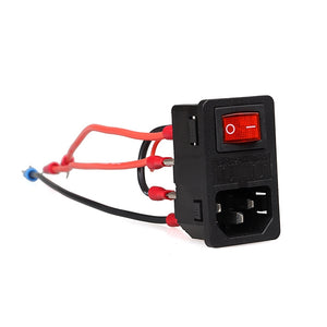 220V/110V 15A Short Circuit Protection Safety Power Switch Socket Module With Fuse Switch