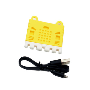 4Pcs Yellow Color Cute Pattern Silicone Protective Case for Micro:bit Expansion Board DIY Part