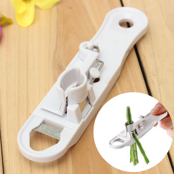 French Style Green Bean Vegetable Runner Slicer Cutter Stringer Remover Peeler