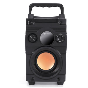 3D Surrounded Sound Speaker System Subwoofer Wireless bluetooth Speaker LED Light Display AUX USB TF FM Radio Music Player