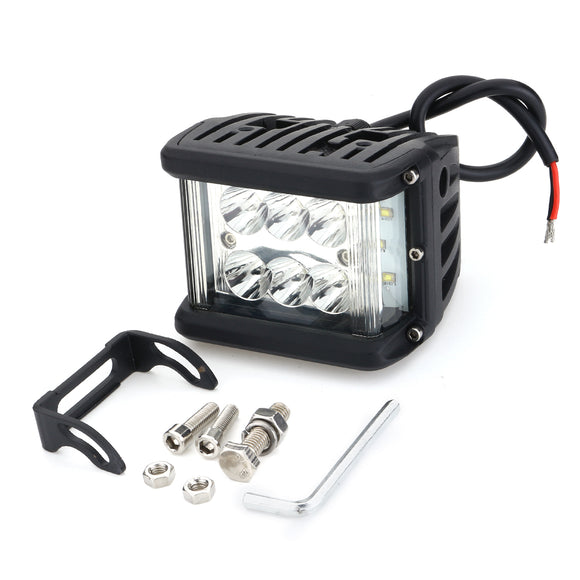 4inch 45W 6000K LED Cube White Bright Work Light Pod Spot Flood Beam Driving Lamp