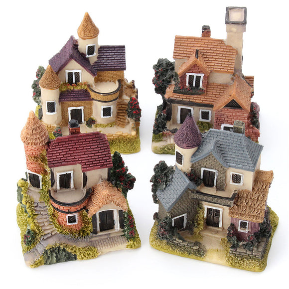 Dollhouse Miniature Kit Garden Dollhouse DIY Mini Castle Model Toy Home Decoration Gift