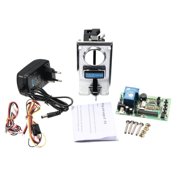 Time Control Board Coin Acceptor With Timer Module Coin Selector For Washing Cafe