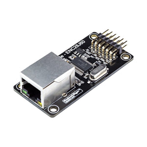 10pcs ENC28J60 Ethernet LAN Network Module Power In 3.3V/5V For AVR STM ARM RobotDyn for Arduino - products that work with official for Arduino boards