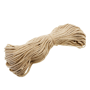 6mmx100m Sisal Rope Jute Twine Rope Natural Hemp Cord Fibre Decor Multi-functional Tools