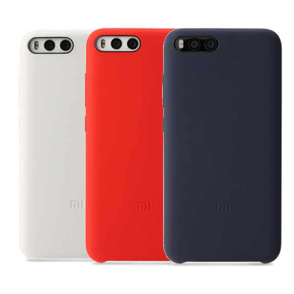 Original Ultra Thin Simple Anti-Drop Silicone Protective Back Case For Xiaomi Mi6 Mi 6