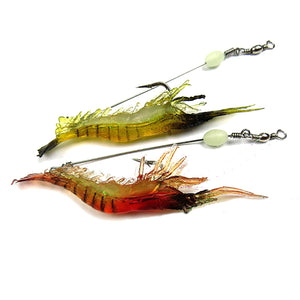 Maxcatch Noctilucent Soft Shrimp Lures 4.5cm 6g Artificial Bait Soft Fishing Lure