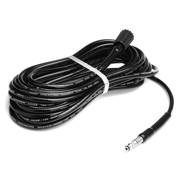 4M High Pressure Washer Hose Black 130Bar Washing Machine Car Wash For VAX