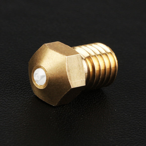 High Temperature Colorless Sapphire V6 1.75mm Nozzle 0.4mm Compatible With Special Materials PETG ABS PET PEEK NYLON For 3D Printer