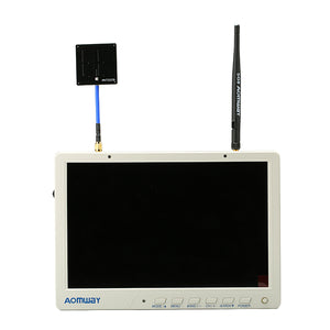 Aomway HD588 V2 10 Inch 5.8G 64CH Diversity FPV HD Monitor 1920 x1200 with DVR Build in Battery For RC