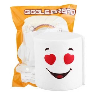 Giggle Bread Squishy Marshmallow Toilet Paper 7CM Creative Jumbo Gift Decor Collection