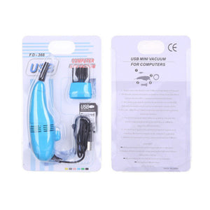 USB Computer Keyboard Vacuum Cleaner Home Mini Handheld Cleaner Notebook Keyboard Cleaning Brush