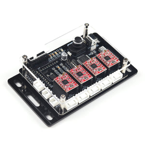 EleksMaker IVAxis 4 Axis w/ Holder Stepper Motor Driver Laser Controller Board CNC Engraver DC 12V