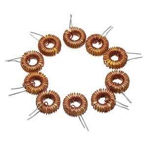 30pcs 5026 47UH 5A Copper Magnetic Ring Inductance Vertical Horizontal Inductance Coil Diameter 13mm