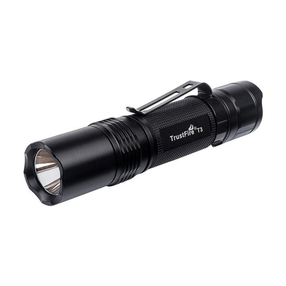 Trustfire T3 1000lm Waterproof EDC Flashlight 18650 Tactical Flashlight Mini Torch