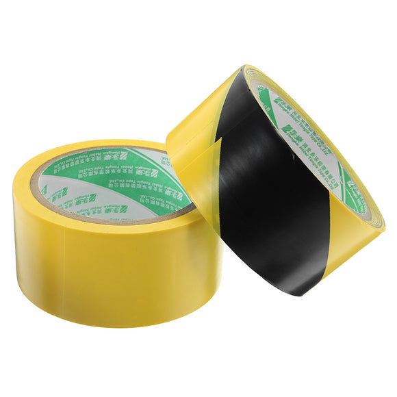 4.8cmx1.8m Hazard Warning Stripe Tape Abrasion Resistant PVC Marking Tape 2 Colors