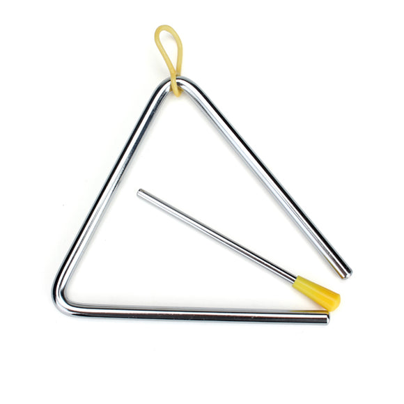 Baby Kids Children 6 Inch Triangle Rhythm Band Toy Musical Instrument Educational Tool