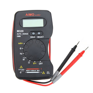 AIMO M320 Portable Digital Multimeter Auto Range 4000 Counts DMM LCD Display with Data Holding