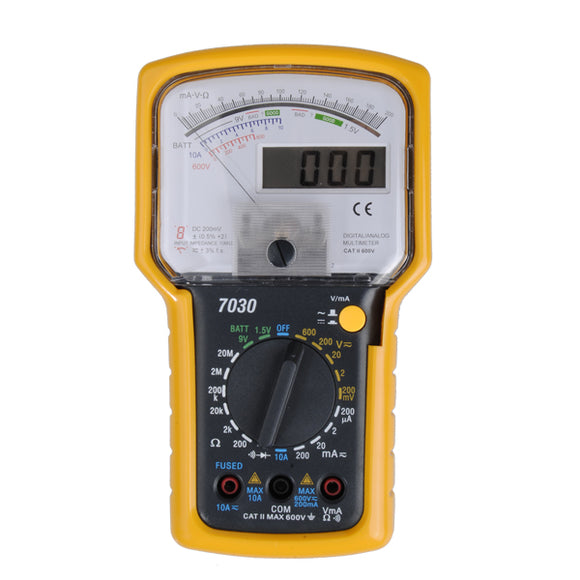 KT7030 Professional Digital Dual Display Analogue Multimeter Tester