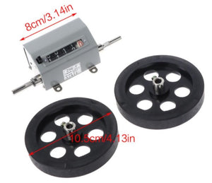 Textile Printing Dyeing Meter Counter Rolling Wheel Mechanical Length Counter