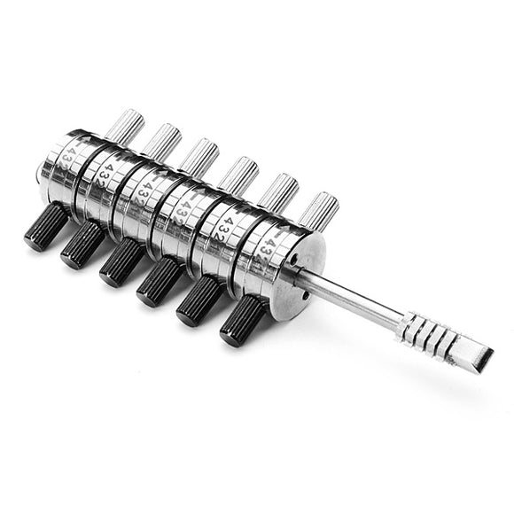 DANIU 6 Cylinder Reader Automotive Lock Pick Tools Locksmith Tools