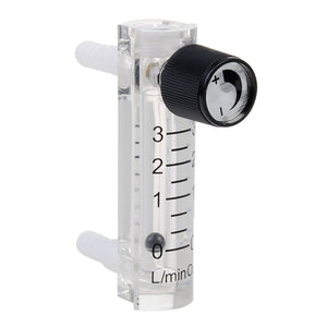 LZQ-2 3LPM Plastic Air Flow Meter With Control Valve Connector