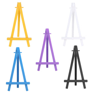 Colorful Wooden Tripod Easel Display Painting Stand Card Paintings Holder Wedding Party