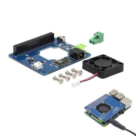 Programmable Smart Temperature Control Fan and Power Expansion Board For Raspberry Pi