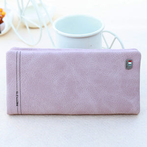 Women PU Leather Multi Card Slots 4.7 Inches Phone Bag Wallet