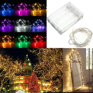 20 LED Battery Copper Wire String Fairy Light Wedding Xmas Party Lamp Waterproof