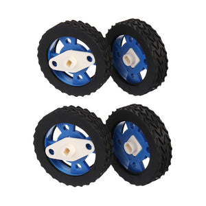 4Pcs/Pack KittenBot 47mm Rubber Wheels for Stepper Motor Arduino Smart Robot Car