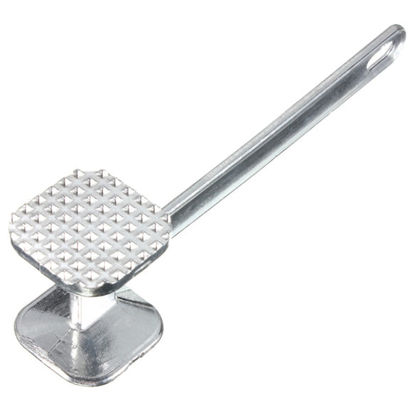 Aluminium Double Side Meat Tenderizer Meat Mallet Steak Hammer Kitchen Pounder Tool