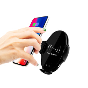 QI 10W Wireless Direct Charger Air Outlet Smartphone without Wobble Noisy Car Phone Holder