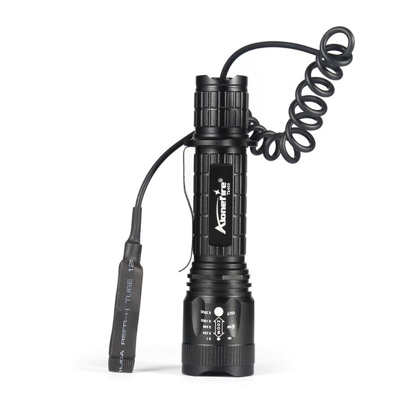 Alonefire TK400 XM-L2 LED 5Modes Zoomable Waterproof Tactical Flashlight 18650 Flashlight