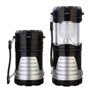 Camping Retractable Tent Solar Lantern Portable Led Usb Rechargeable Lamp Light