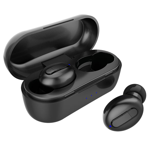 V1 TWS True Wireless Stereo Bass bluetooth 5.0 Earphone IPX5 Waterproof Auto Pair Mini Earbuds with 300mAh Charging Box for Huawei