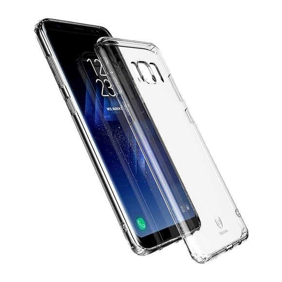 Baseus Transparent Soft TPU Ultra Thin Shockproof Back Cover Case for Samsung Galaxy S8