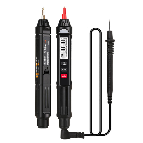 MUSTOOL MT007 True RMS Digital Multimeter + Voltage Test Pen 2 In 1 Normal LCD Screen