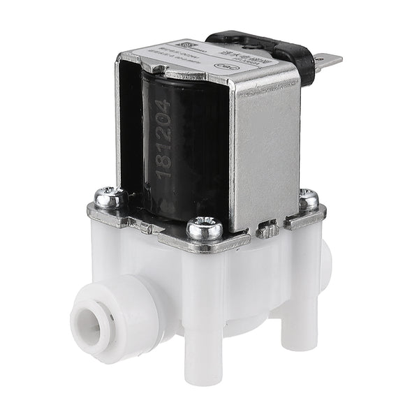 24V 1/4 Inch RO Water Purifier Inlet Water Solenoid Valve 2 Electromagnetic Valve for RO Reverse Osmosis Pure System