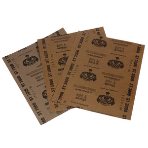 3 Sheets Grit 3000 5000 7000 Wet and Dry Sandpaper Polishing Abrasive Waterproof Paper Silicon