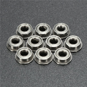 10pcs MF63ZZ 3x6x2.5mm Double Shielded Flange Ball Bearing